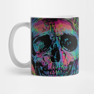 Rainbow Skull Mug